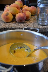 Peach Butter in the Making