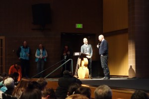 John Michael McDonagh at the Q&A session.