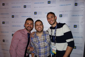 Paul Katami, Jeff Zarillo and Ryan White at Sundance after party.