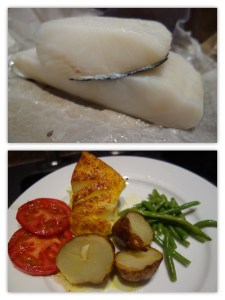 Sea Bass with Sea Salt, Pepper and Turmeric