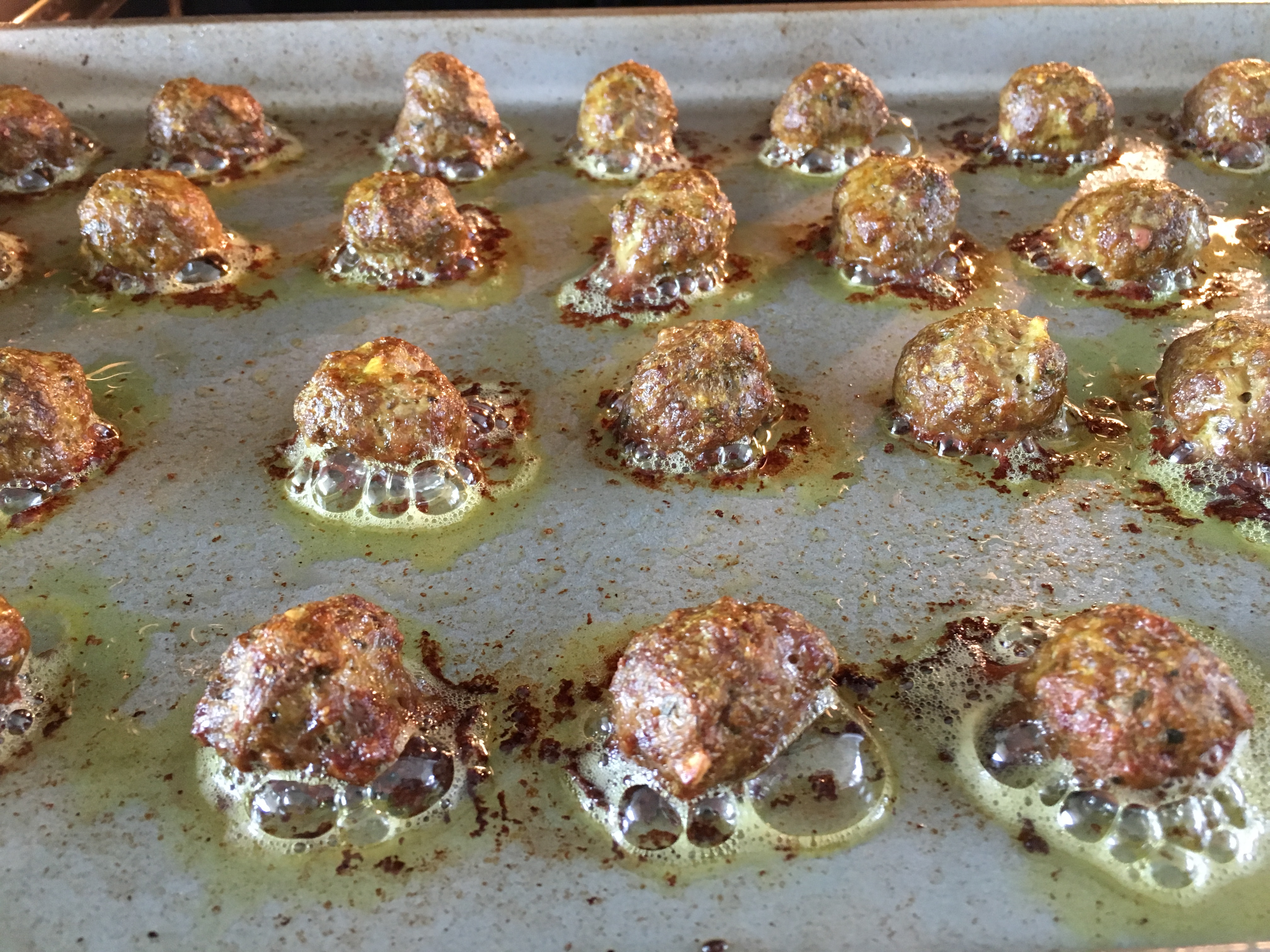 Fresh from the oven: Sheet Pan Meatballs